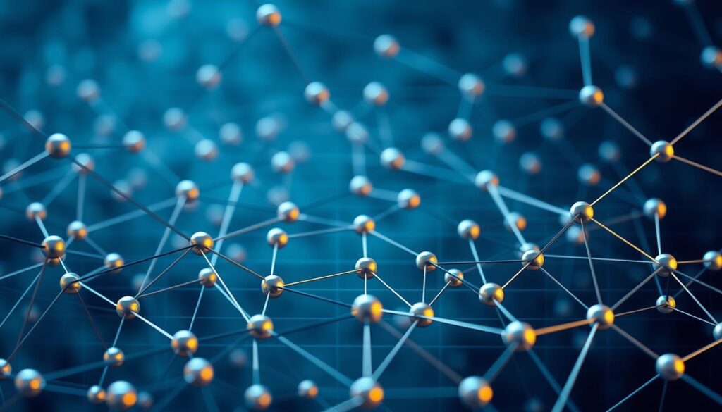 A close-up view of supervised learning algorithms, depicted as interconnected nodes and edges within a structured network. The foreground showcases various algorithm types, such as decision trees, linear regression, and logistic regression, rendered in a sleek, minimalist style with clean lines and subtle shading. The middle ground features a grid-like arrangement of these algorithms, creating a sense of order and organization. The background subtly blends hues of blue and gray, conveying a sense of depth and technical sophistication. The lighting is soft and diffused, casting gentle shadows that accentuate the three-dimensional nature of the scene. The overall composition suggests the collaborative and interdependent nature of supervised learning techniques.