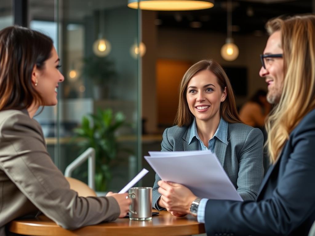 Person offering value through networking before asking for job help