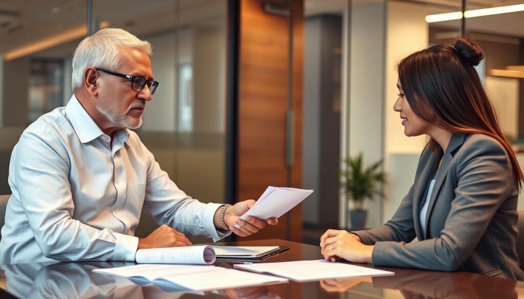 A mentor leader guiding a high-potential individual, symbolizing leadership as service rather than ego