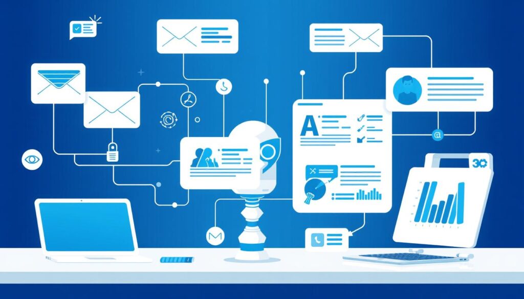 AI agents working across multiple business applications showing McKinsey tech trends 2025 in action