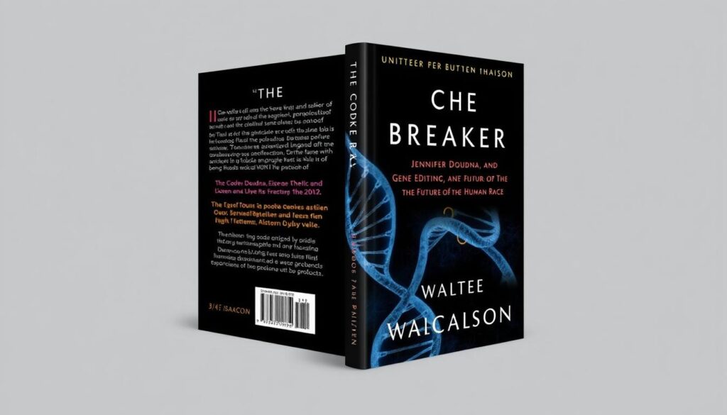 Book cover of 'The Code Breaker: Jennifer Doudna, Gene Editing, and the Future of the Human Race' by Walter Isaacson about Future Technology 2035
