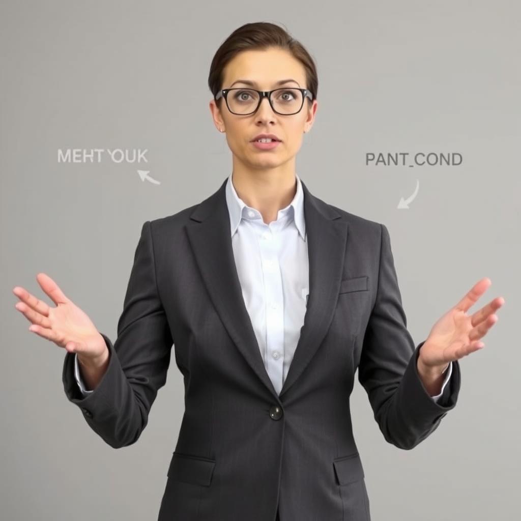 Professional demonstrating confident body language while admitting uncertainty