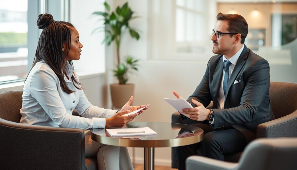 An authentic sales conversation between a consultant and client, demonstrating enlightened leadership principles