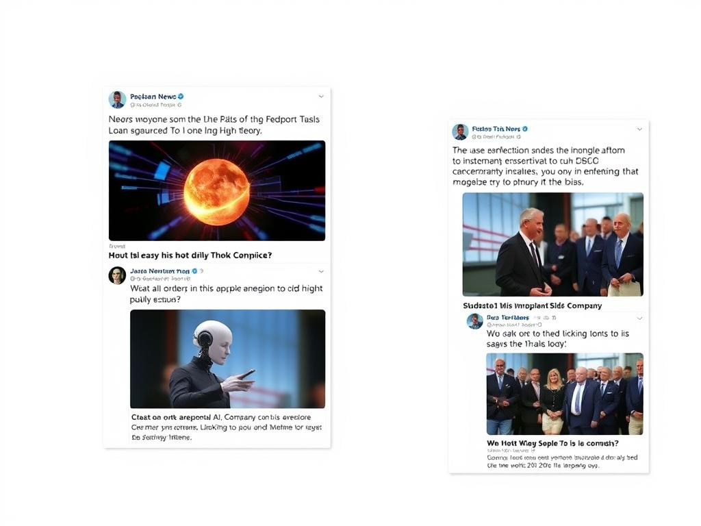 News headlines showing AI bias controversy and public backlash