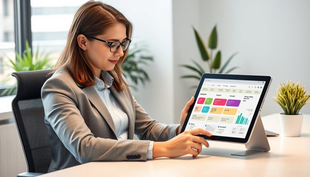 Person conducting a self-inventory assessment for learning mindset AI development